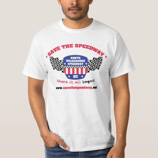Sparen Speedway T-Shirt (Voorkant)