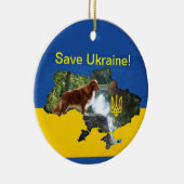 Sparen Ukraine Toller Ornament (Rechts)