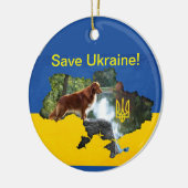 Sparen Ukraine Toller Ornament (Links)