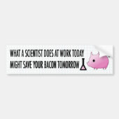 Sparen uw Bacon Bumpersticker (Voorkant)