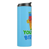 Sparen uw Birthday Pet Funny Pinata Ontwerp Thermosbeker (Gedraaid links)