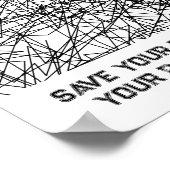 Sparen uw tranen voor uw pasta water Poster (Hoek)