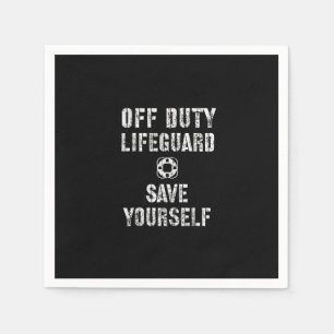 Sparen uzelf Lifeguard Pool Guard Off Servet