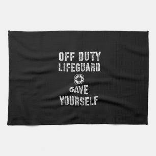 Sparen uzelf Lifeguard Pool Guard Off Theedoek