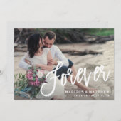 Sparen voor de datum aankondiging voor altijd gebo (Voorkant / Achterkant)