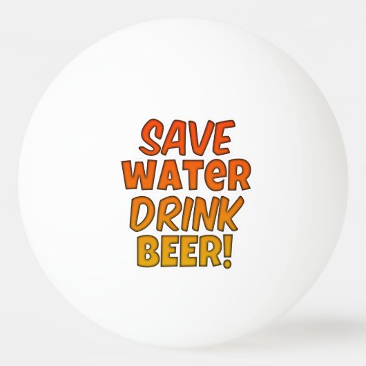 Sparen Water Drink Beer Pong Ball (Voorkant)
