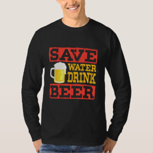 Sparen Water Drink Bier - Alcohol Drink drank Dru T-shirt