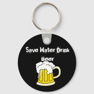 Sparen Water Drink bier Sleutelhanger