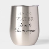 Sparen Water Drink Champagne grappig (Links)