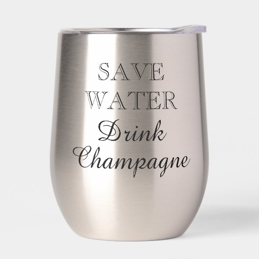 Sparen Water Drink Champagne grappig (Links)