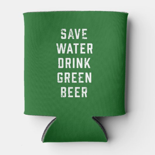 Sparen Water Drink Green Beer | St Patrick's Day Blikjeskoeler (Voorkant)