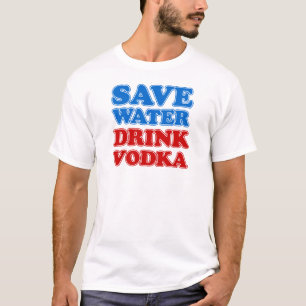 Sparen Water Drink Vodka T-shirt