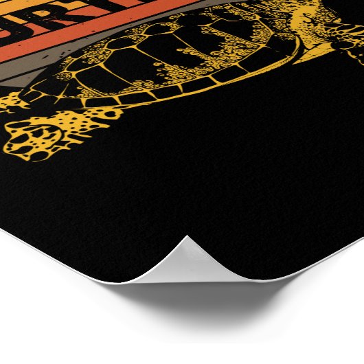 Sparen Zee Turtle Lover Poster (Hoek)