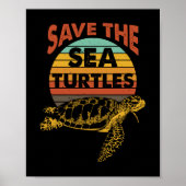 Sparen Zee Turtle Lover Poster (Voorkant)