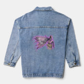 Sparende Fee Fantasie Kunst Molly Harrison Denim Jacket (Achterkant)