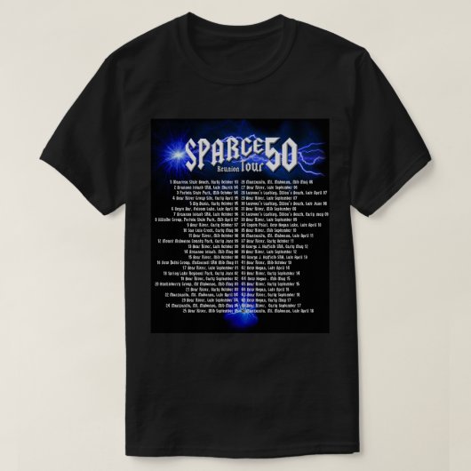 Sparge50 T-shirt (Design voorkant)