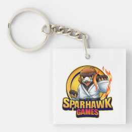 SparhawkGames + Dojo Squad logo keyring Sleutelhanger