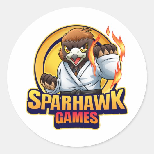SparhawkGames sticker (Voorkant)
