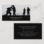 Sparing Match, Boxer, Boxing Trainer Visitekaartje (Voorkant / Achterkant)