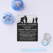 Sparing Match, de Bokende Klasse Advert Flyer (Enkel)