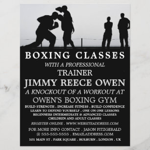 Sparing Match, de Bokende Klasse Advert Flyer