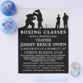 Sparing Match, de Bokende Klasse Advert Flyer (Enkel)