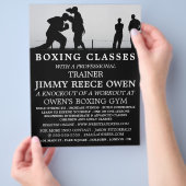 Sparing Match, de Bokende Klasse Advert Flyer (Hand)
