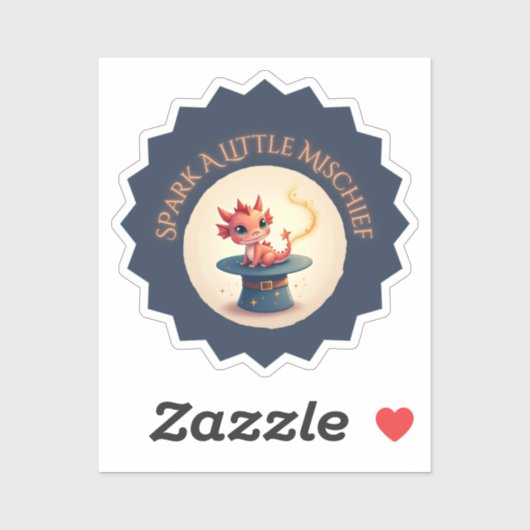 Spark a Little Mischief beroemd gemaakt door Magic Sticker (Vel)