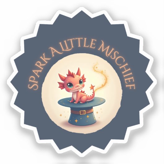 Spark a Little Mischief beroemd gemaakt door Magic Sticker (Voorkant)