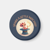Spark a Little Mischief - Magische Drakenmagneet Magneet (Voorkant)
