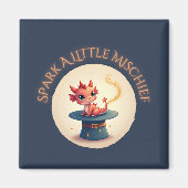 Spark a Little Mischief - Magische Drakenmagneet Magneet (Voorkant)