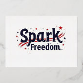 Spark Freedom Party Uitnodiging (Voorkant)