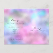 Spark Glitter Makeup Eyelash Printerbrochure Ombre Flyer (Voorkant)