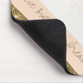 Spark Gold Pink Marble Muismat (Hoek)