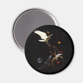 "Spark of Creation" White Raven Gifts Magneet (Voorkant / Achterkant)