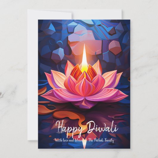 Spark of Grace Diwali card Kaart (Voorkant)