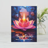 Spark of Grace Diwali card Kaart (Staand voorkant)