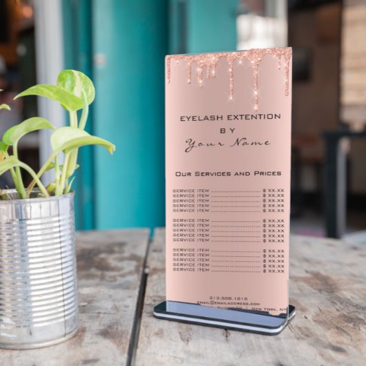 SPARK-Roos voor kenmerkende prijslijst Reclamekaart