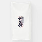 Spark Vrijheid Patriottische Banner (Verticaal)