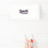 Spark Vrijheid Patriottische Banner (Insitu)