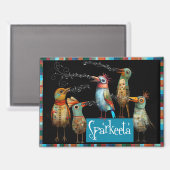 Sparkeeta-koelkastmagneet Magneet (Voorkant / Achterkant)