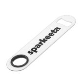 Sparkeeta stalen flesopener speed flessenopener (Voorkant Gekanteld)