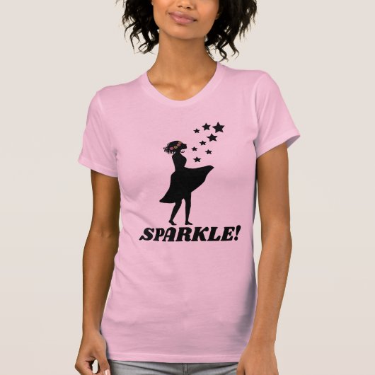 SPARKEL! Dames T-Hemden T-shirt (Voorkant)