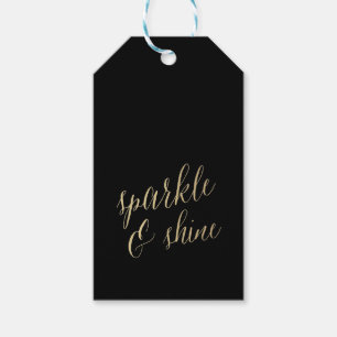 SPARKEL- EN SCHIJNSCHIJVEN Labels Cadeaulabel