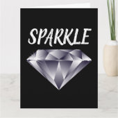 SPARKEL HET IS UW BIRTHDAY OVERGEZICHTE KAART (Voorkant)