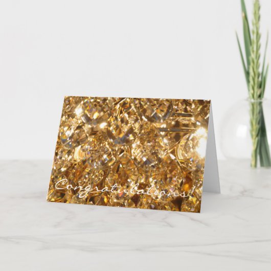 Sparkelende groeten kaart (Voorkant)