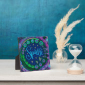 Sparkelende Mooie Bloemrijke Whimsical Inspiratie Fotoplaat (Insitu)