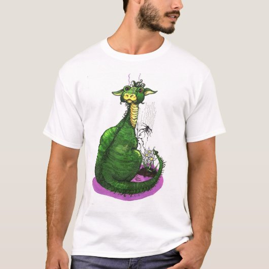 Sparkie the Dragon hr T-shirt (Voorkant)