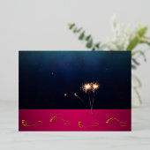 Sparking Happy Diwali Folie Feestdagenkaart (Staand Voorkant)