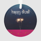 Sparking Happy Diwali - Ornament (achterkant)